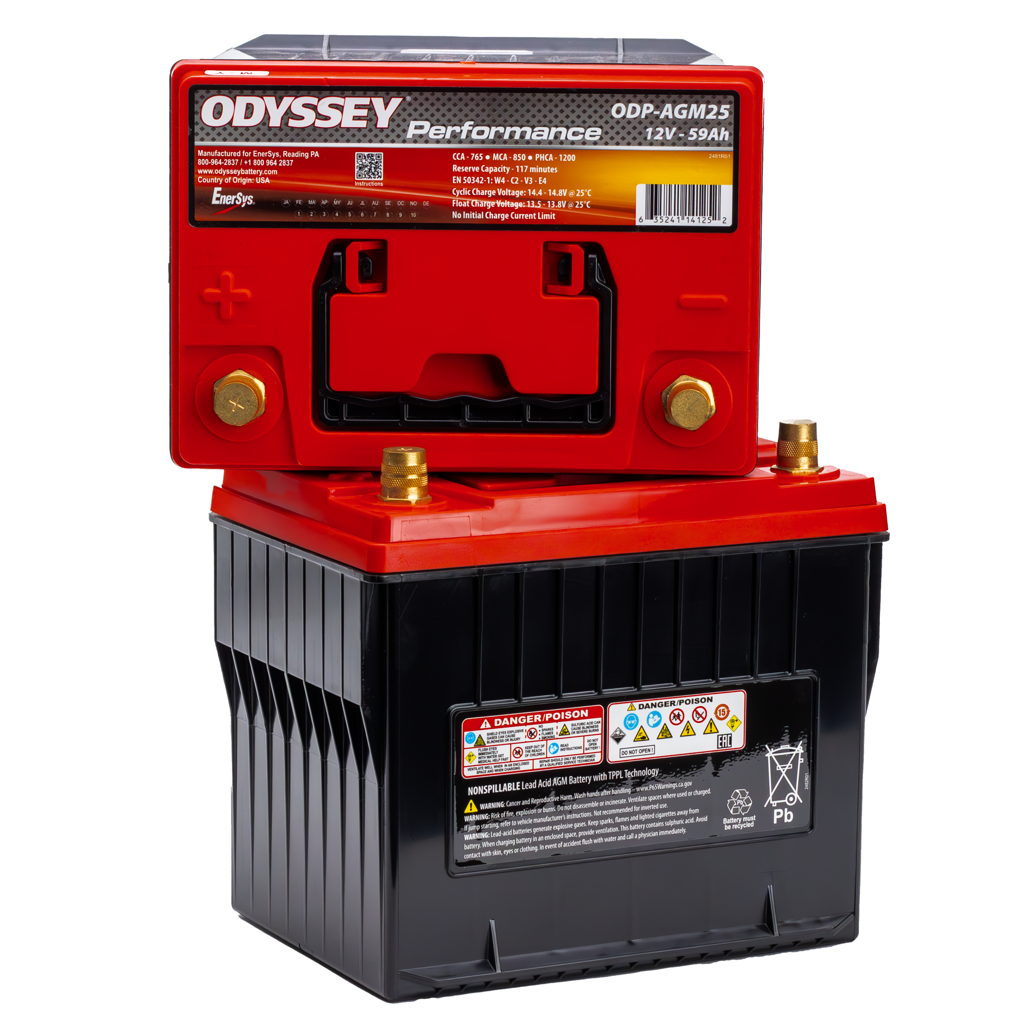 2 Odyssey Group 25 Batteries (323.99 each)