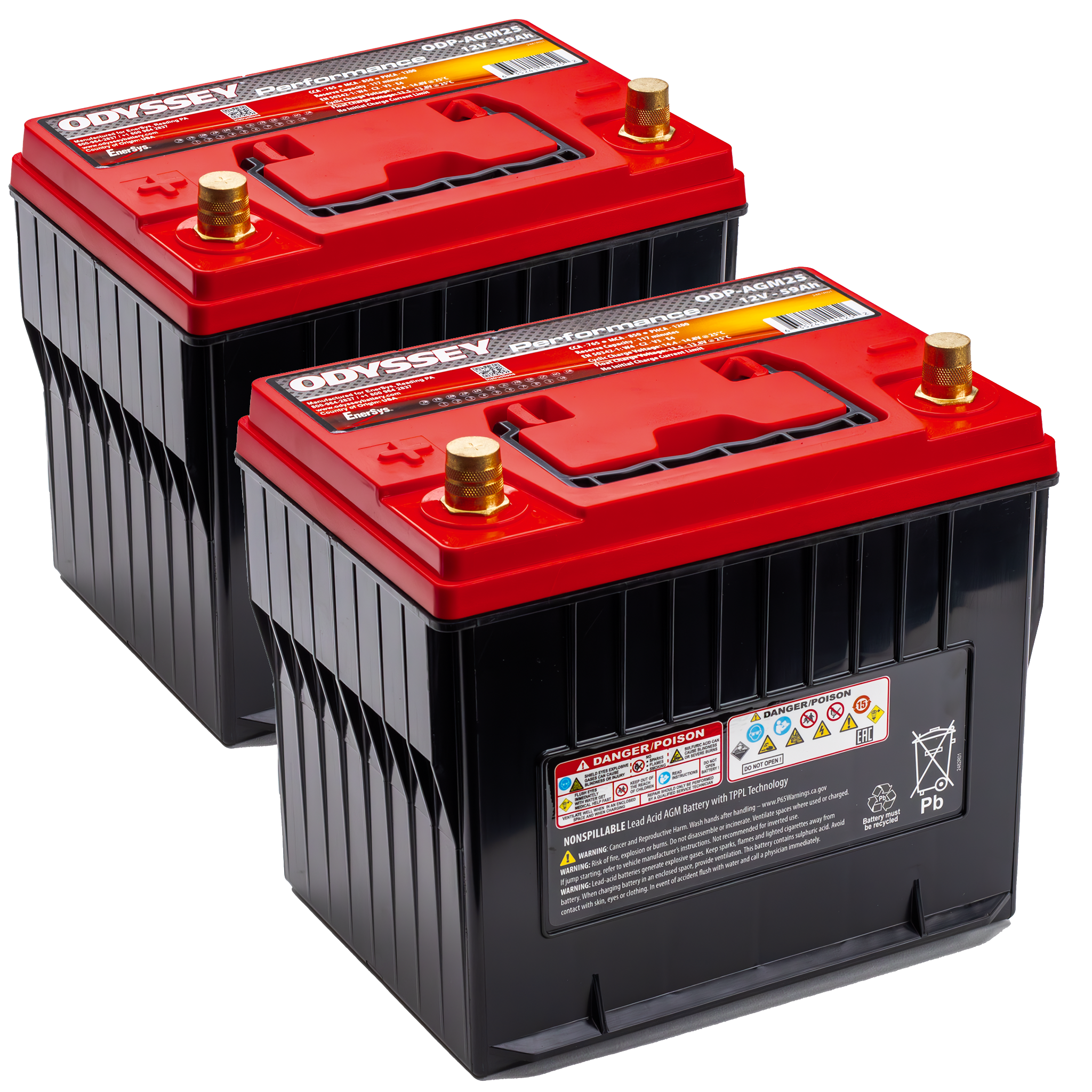 2 Odyssey Group 25 Batteries (323.99 each)