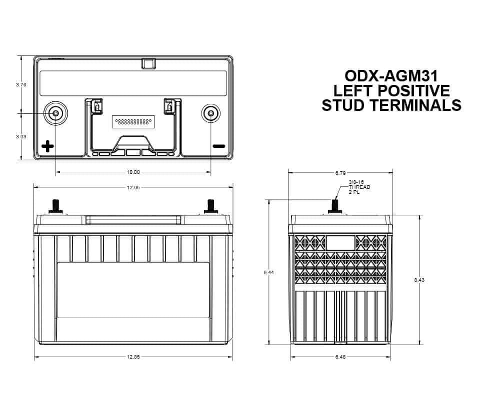 Odyssey Extreme Series Group 31 Battery