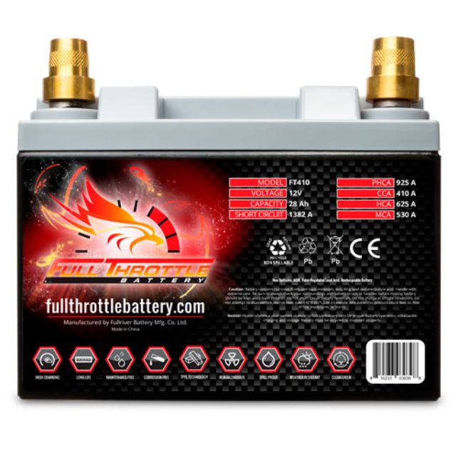 Fullriver Full Throttle Series FT410 Battery: Polaris RZR